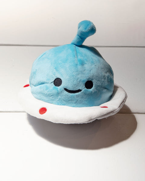 3-In-1 Spaceship + Alien + Squeaky Ball Dog Toy