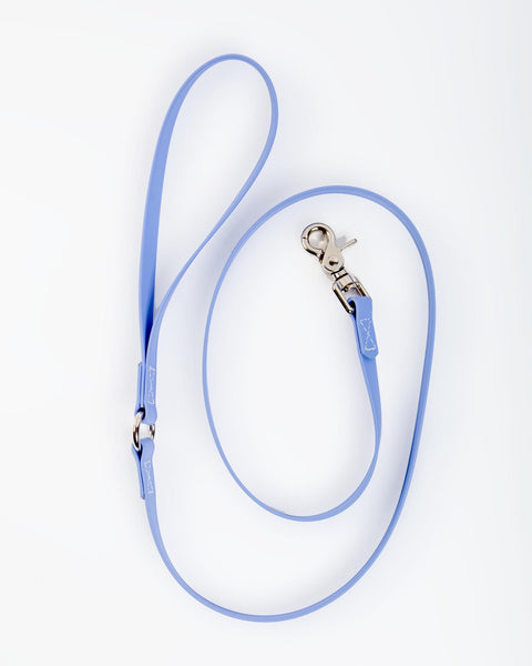 A Walk in the Park Dog Leash in Periwinkle Blue (Made in the USA)