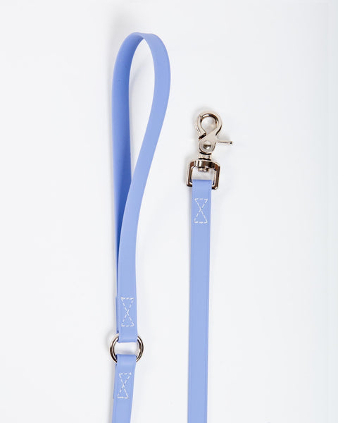 A Walk in the Park Dog Leash in Periwinkle Blue (Made in the USA)